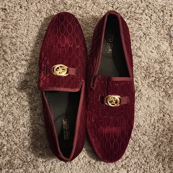 Stacy Adams Burgundy Suede Loafers Valet Slip On Bit Loafer Burgundy Stacy Adams – On Time  main image 3